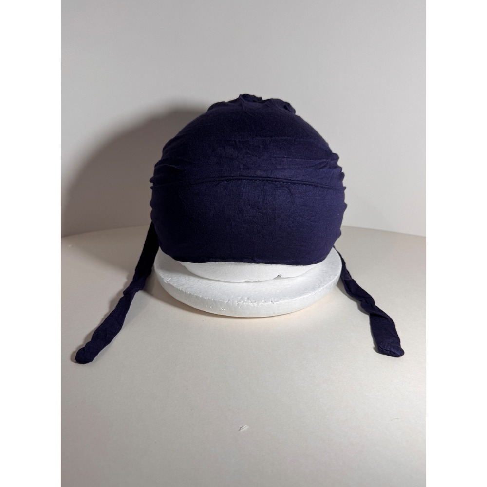3 Pack Jersey Hijab Undercaps Tie Back Bonnet Underscarf Navy White Black Set